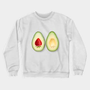 Avocado strawberries Crewneck Sweatshirt